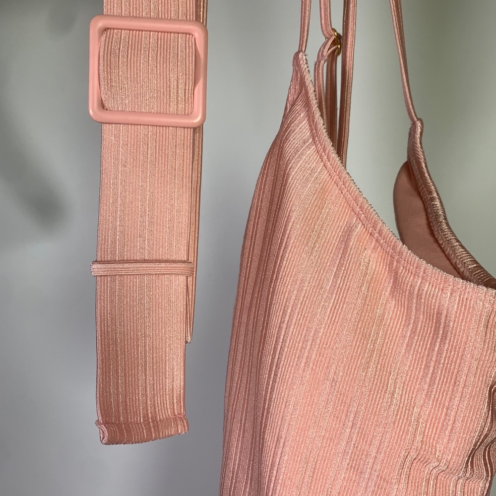 Bikini Lab Luster Ribbed One Piece - Picture 5 of 11